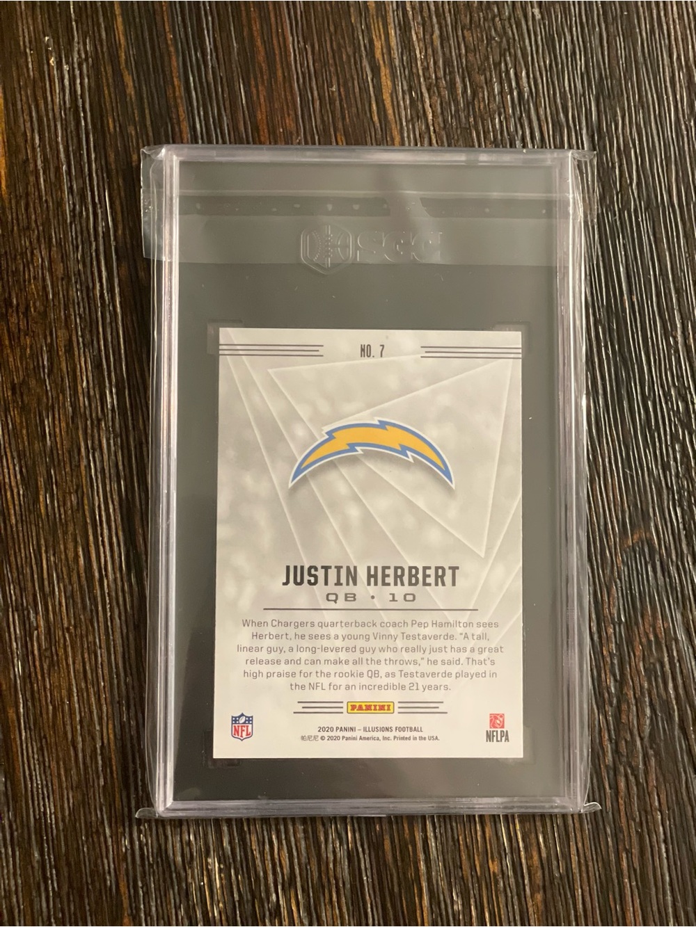 Justin Herbert Rookie card - Picture 2 of 2
